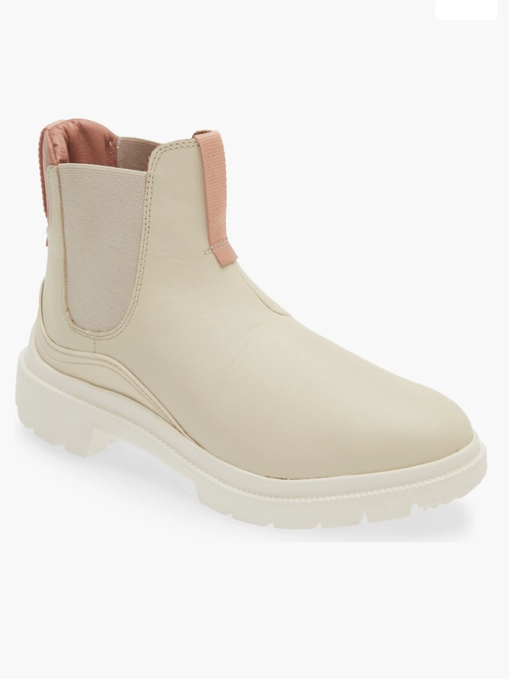 Olukai Hehi Waterproof Chelsea Leather Lug Boot Tapa Cork NIB Sz 8.5